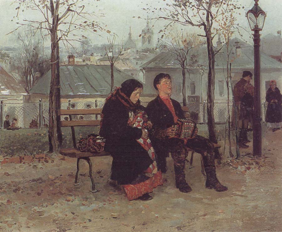 Makovsky, Vladimir On the Boulevard